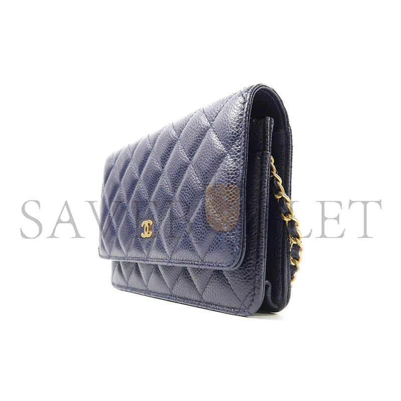 Ch**el caviar wallet on chain (19*13*3.5cm)